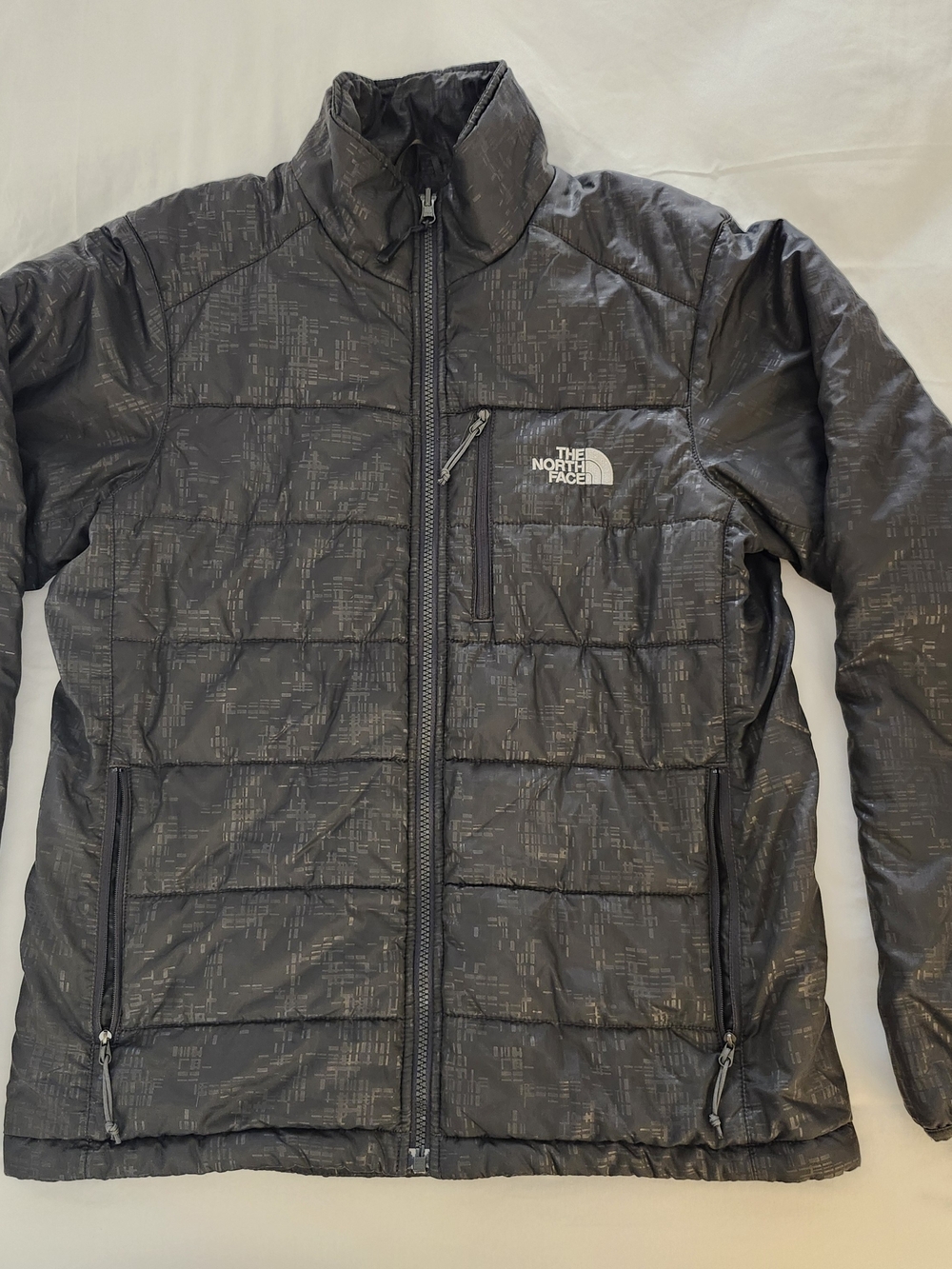 The North Face Men’s Thermoball Black Insulated Packable Jacket, Digital Matrix